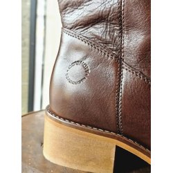 Ca'shott Copenhagen - Casvilma -  Highshaft Pull Boot Tampa - Dark Brown