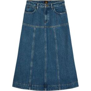 Lee - Nederdel Seamed Midi Skirt - Torrential