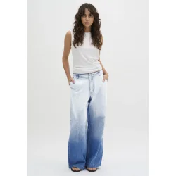 My Essential Wardrobe - Bukser Malo Wide - Blue Dip Dye