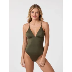 Neo Noir -  Badedragt - Sort/Leo/Army 