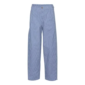 Amaze Cph - Bukser Molly Barrel - Royal Blue Stripe