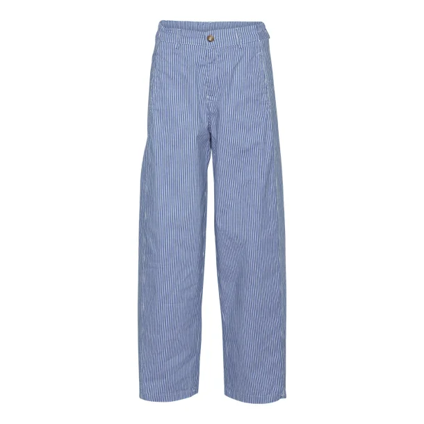 Amaze Cph - Bukser Molly Barrel - Royal Blue Stripe
