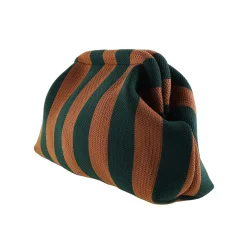 By Str - Alba Clutch - Brun/Flaskegrn