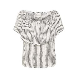 My Essential Wardrobe - Top Melissa Florence Blouse - Black White