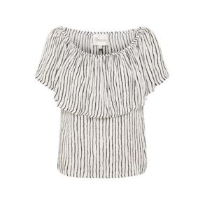 My Essential Wardrobe - Top Melissa Florence Blouse - Black White