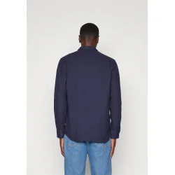 Mads Nrgaard - Skjorte Alaska Flannel Sune Shirt - Midnight Navy