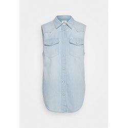 Lee - Sleeveless Shirt - Sterling Blue