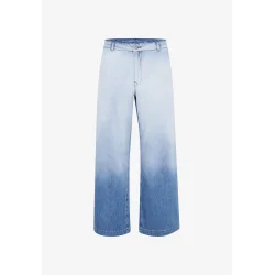 My Essential Wardrobe - Bukser Malo Wide - Blue Dip Dye