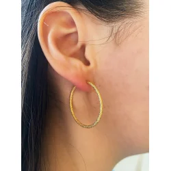 Pico Copenhagen - Sable Hoops - Forgyldt