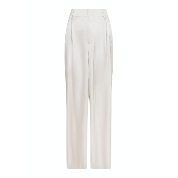 Neo Noir - Bukser - Alessandra Heavy Sateen Pants - Ivory
