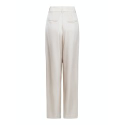 Neo Noir - Bukser - Alessandra Heavy Sateen Pants - Ivory