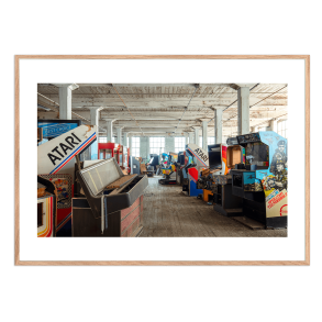 Permild og Rosengreen  - Indrammet Plakat Arkadelager 1, OBS: SENDES IKKE