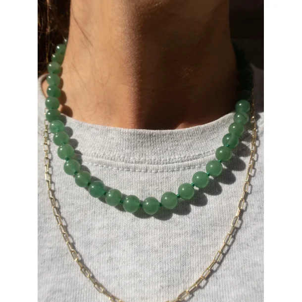 Craft Sisters - Aunties Halskde - Green Aventurine