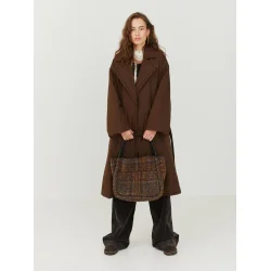 Mads Nrgard - Frakke Recycle Star Coat - Demitasse