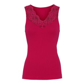 Tim & Simonsen - Rib Top  Belen - Sangria