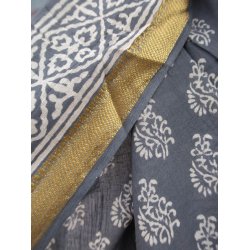 Craft Sisters - T�rkl�de Bagru scarf 214 - Navy Blue