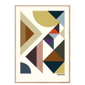 Permild og Rosengreen - Indrammet Plakat - Bauhaus OBS: SENDES IKKE