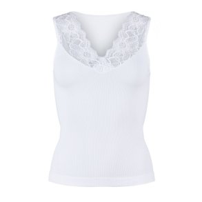 Tim & Simonsen - Rib top - Belen Hvid