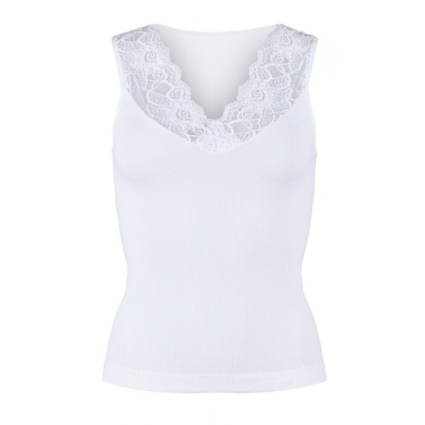 Tim &amp; Simonsen - Rib top - Belen Hvid