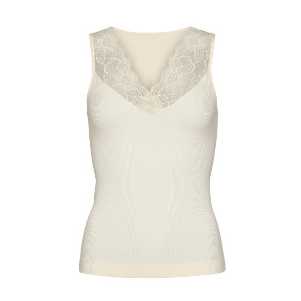 Tim &amp; Simonsen - Rib Top  Belen - Panna