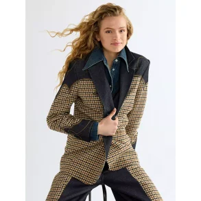 Wrangler - Blazer - Houndstooth Blazer Rinse