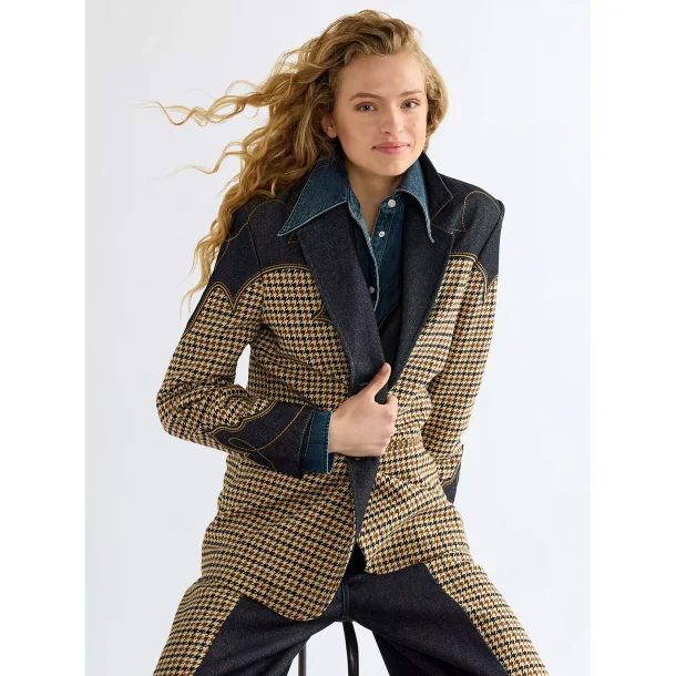 Wrangler - Blazer - Houndstooth Blazer Rinse
