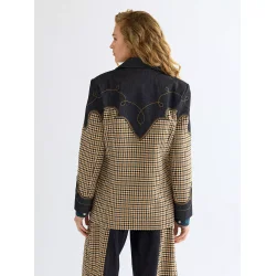 Wrangler - Blazer - Houndstooth Blazer Rinse