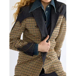 Wrangler - Blazer - Houndstooth Blazer Rinse