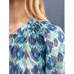 Craft Sisters - Skjortebluse Astrid Blouse - Blue