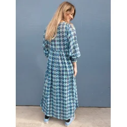 Craft Sisters - Kjole Alva Boho Dress - Blue 