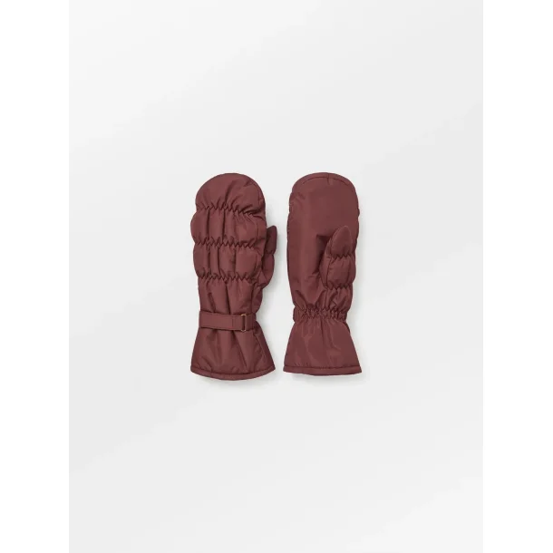 Beck S�ndergaard - Vanter - Padded Nylona Mitten - Brun