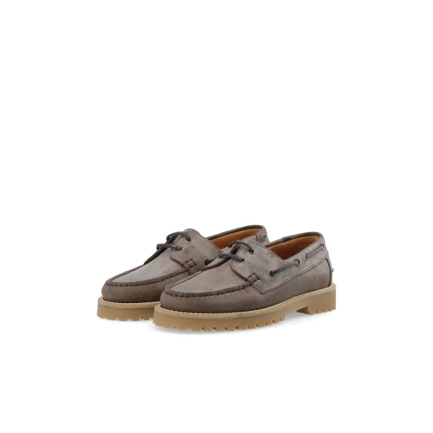 Ca'shott Copenhagen - Caslena -Boat Shoe - Pull up Leather - Coffee