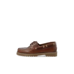 Ca'shott Copenhagen - Caslena Boat Shoe Pull up Leather - Dark Brown