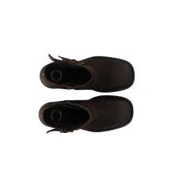 Ca'shott Copenhagen - Casrikke Biker Ankleboot Leather - Dark Brown