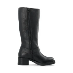 Ca'shott Copenhagen - Casrikke Tall Biker Boot Leather - Black