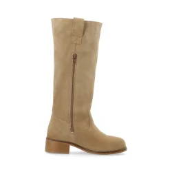 Ca'shott Copenhagen - Stvler - Casvilma Highshaft Pull Boot Suede - Mushroom