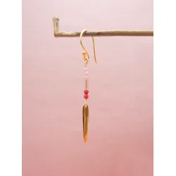 Craft Sisters - rering No.20 - pink quartz - 1 stk.