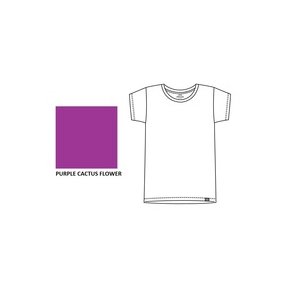 Mads Nrgaard - T-shirt - Organic Favorite Teasy tee - Purple Cactus Flower
