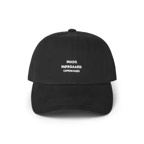 Mads N�rgaard - Soft Twill Cash Cap - Black