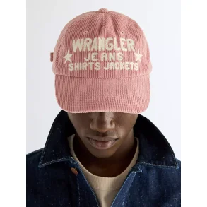 Wrangler - Kasket - Corduroy Cap - Rosa