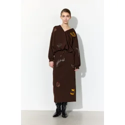  Hunk�n - Chili Blouse - Brown
