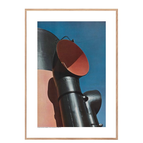 Permild og Rosengreen - Indrammet Plakat - Helmer-Petersen, Chimney 1946.  OBS: SENDES IKKE