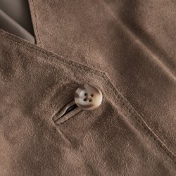 Depeche - Vest - Ruskind 50508  - Mud