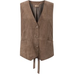 Depeche - Vest - Ruskind 50508  - Mud