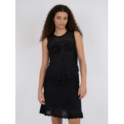 Neo Noir - Top - Coral Knit Top - Black