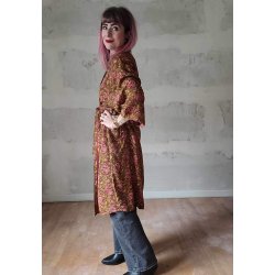 Relove And Roses - Lang Silke Kimono - Gylden Rd