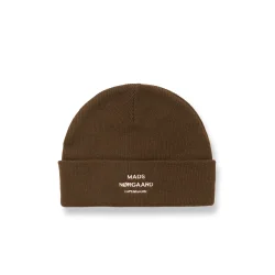 Mads Nrgaard - Hue - Isak Ambas Logo Beanie - Demitasse