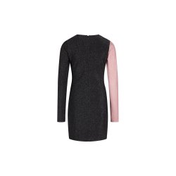 Mads Nrgaard - Kjole - Dion Max Dress - Glitter Stretch - Metallic Mix Winetasting