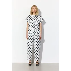 Hunk�n - Bukser Divina Trousers - White W.Dots