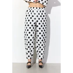 Hunk�n - Bukser Divina Trousers - White W.Dots